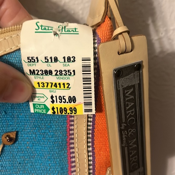 Marc&Marc w/dust bag and tags. This brightly colored handbag is just beautiful. - Picture 7 of 7